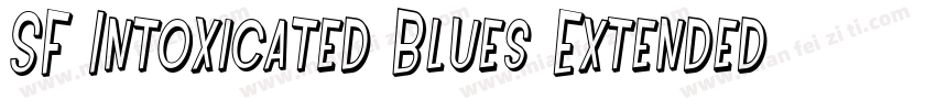 SF Intoxicated Blues Extended Oblique字体转换